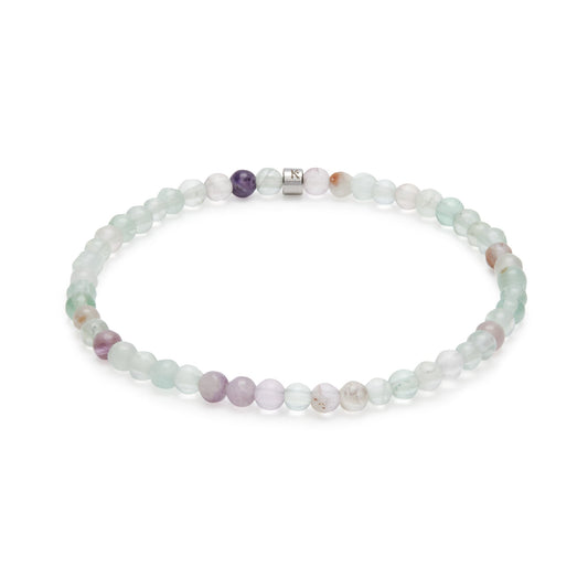 Mini Bracelet "Energie" en Fluorite Arc-en-Ciel