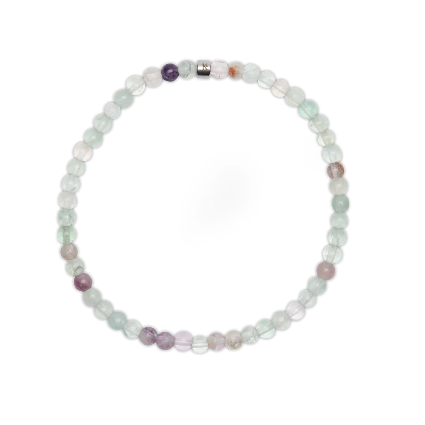 Mini Bracelet "Energie" en Fluorite Arc-en-Ciel
