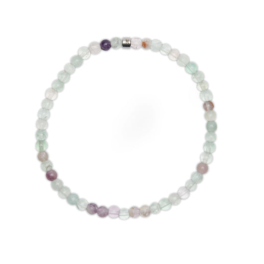 Mini Bracelet "Energie" en Fluorite Arc-en-Ciel