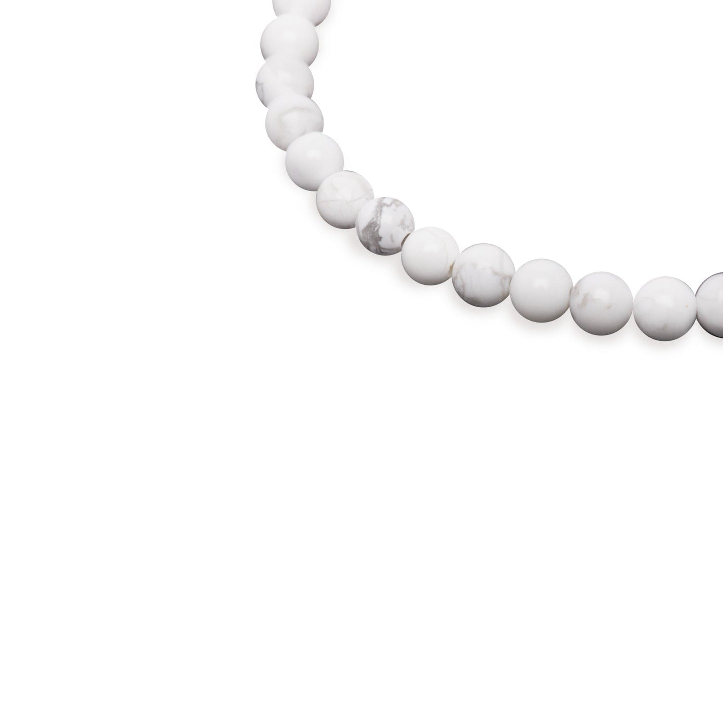 Mini Bracelet "Energie" en Howlite Blanche