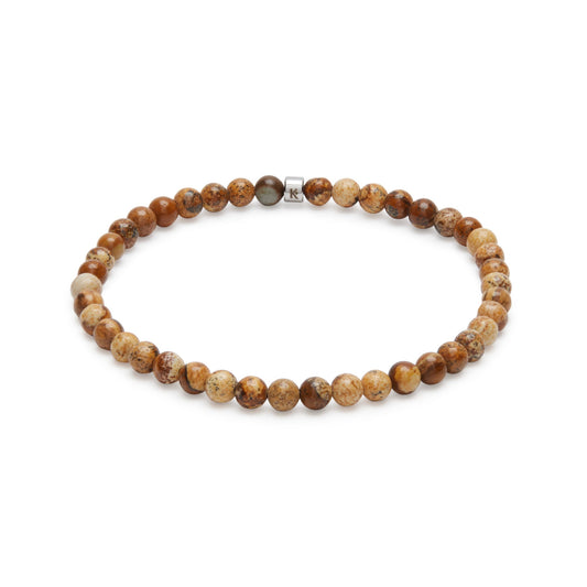 Mini Bracelet "Energie" en Jaspe Paysage