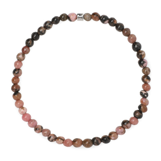 Mini Bracelet "Energie" en Rhodonite foncée