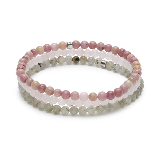 Set de 3 Mini Bracelets "Amour"